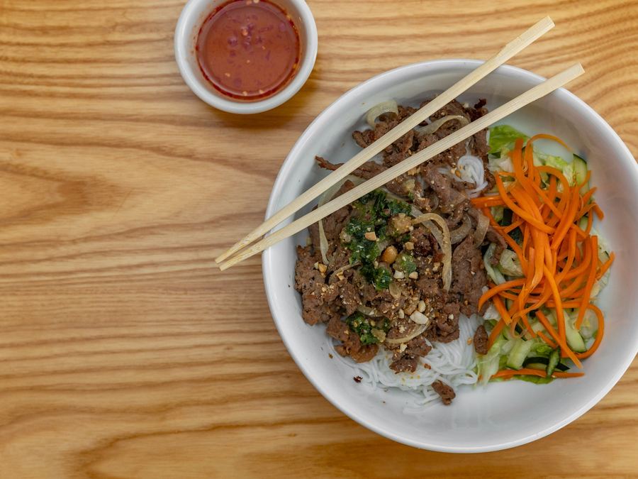 Grilled Pork & Egg Roll Vermicelli